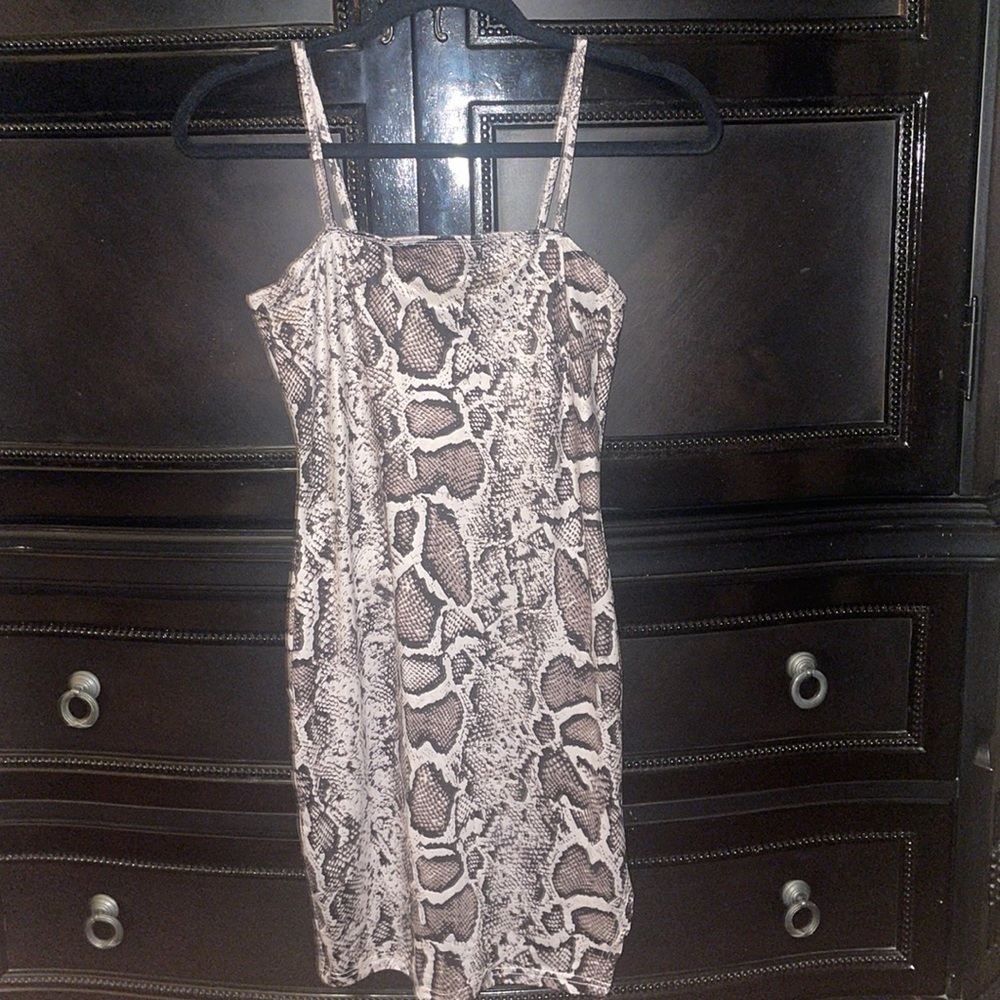 Shein Snakeskin Pattern Dress